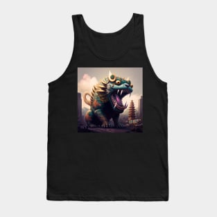 Catzilla ancestral Tank Top